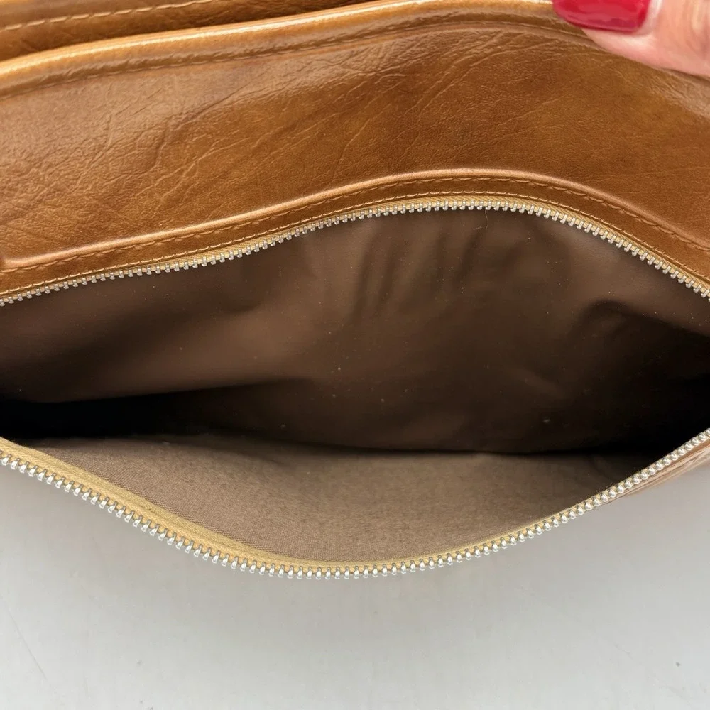 Vintage 1975 American Tourister Portfolio Briefcase Brown Faux Leather Case